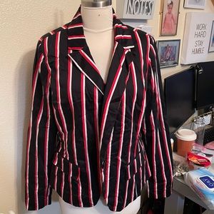 Stripe blazer
